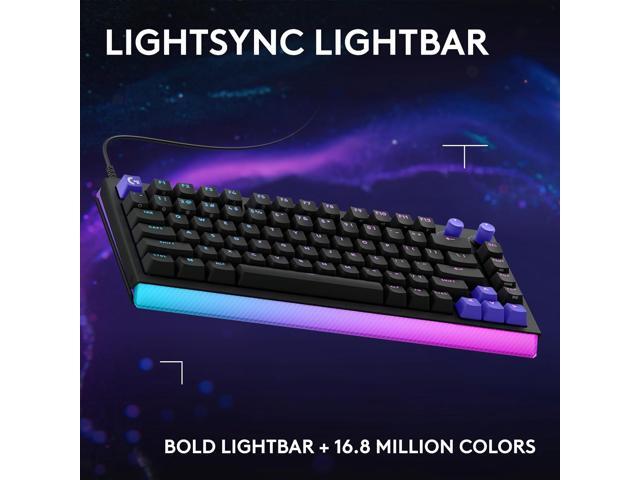 Logitech - G512 X 75 Tenkeyless DUAL SWAP Hot-Swappable TMR Analog / Mechanical Gaming Keyboard for PC, Mac with LIGHTSYNC RGB - Black - image 5