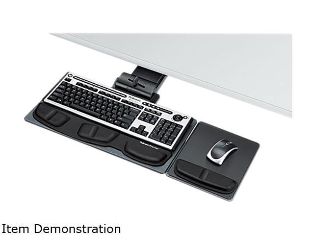 Fellowes 8036101 Professional Executive Adjustable Keyboard Tray, 19-1/16x10-5/8, Black