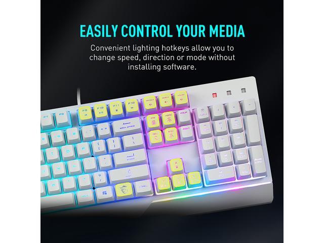 MSI Vigor GK30 Gaming Keyboard & GM11 Mouse Combo, RGB Gaming Set, Anti-Ghosting Keyboard, Ergonomic Gaming Mouse, PC Bundle