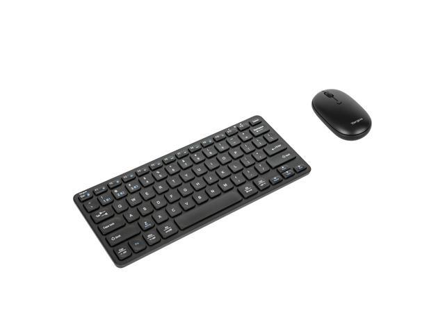 Targus AKM620AMUS Keyboard & Mouse - Wireless Bluetooth 5.1 Keyboard - Wireless Bluetooth Mouse - Optical - 2400 dpi - 2 Button - Scroll Wheel -...