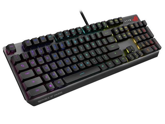 ASUS XA05 ROG Strix Scope RX/RD/US Mechanical Gaming Keyboard with ROG RX Red Optical Mechanical Switch