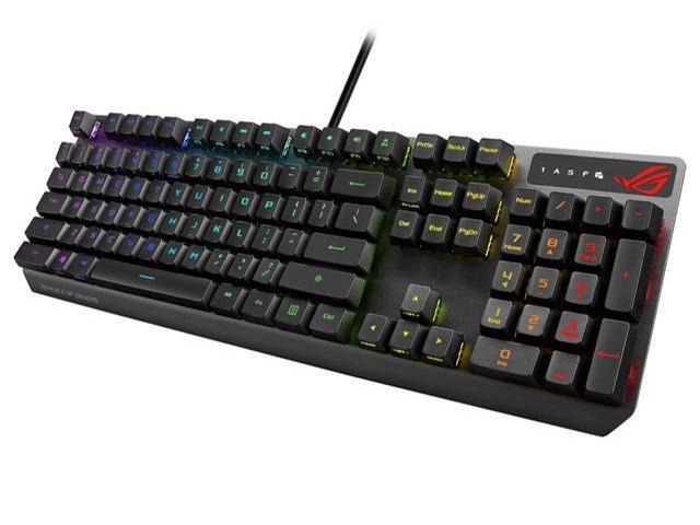 ASUS XA05 ROG Strix Scope RX/RD/US Mechanical Gaming Keyboard with ROG RX Red Optical Mechanical Switch