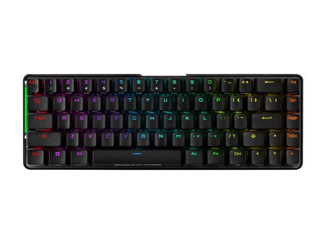 ASUS ROG Falchion Wireless 65% Mechanical Gaming Keyboard (68 Keys, Aura Sync RGB, Extended Battery Life, Interactive Touch Panel, PBT Keycaps,...