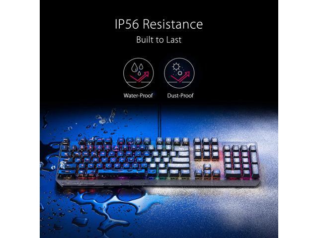 ASUS XA05 ROG Strix Scope RX/BL/US Mechanical Gaming Keyboard with ROG NX Blue Optical Mechanical Switches