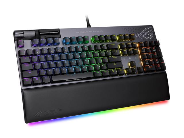 ASUS XA07 ROG Strix Flare II Animate 100% RGB Gaming Keyboard with Hot-swappable ROG NX Red Linear and Swift Switches
