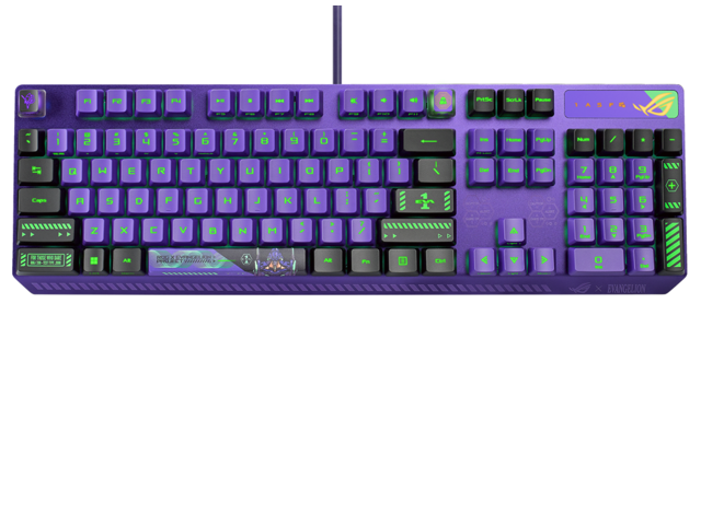 ASUS ROG Strix Scope RX EVA Edition, 100% RGB Gaming Keyboard, ROG RX Red Optical Mechanical Switches,IP57 Water Resistance,USB Passthrough,Wider...