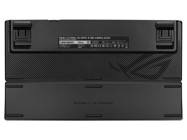 ASUS - ROG Strix Scope II 96 Full Size Wireless Mechanical Gaming Keyboard with Hot-Swappable ROG NX Snow Switches - Black - image 4
