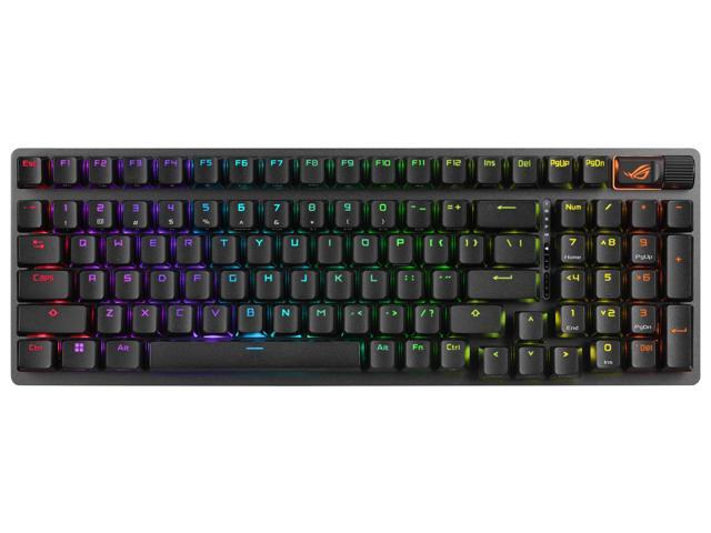 ASUS - ROG Strix Scope II 96 Full Size Wireless Mechanical Gaming Keyboard with Hot-Swappable ROG NX Snow Switches - Black - image 5