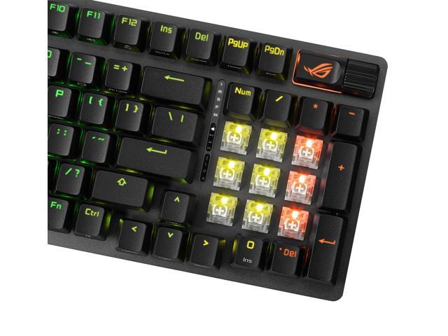 ASUS - ROG Strix Scope II 96 Full Size Wireless Mechanical Gaming Keyboard with Hot-Swappable ROG NX Snow Switches - Black - image 11
