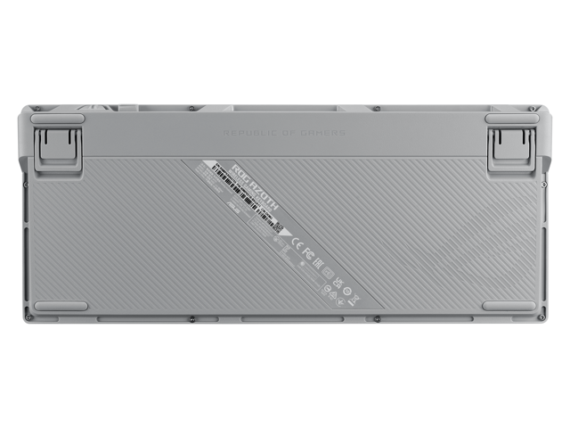 ASUS - ROG Azoth 75% Wireless Mechanical Gaming Keyboard with Hot-Swappable ROG NX Snow Switches and OLED Display - White - image 10