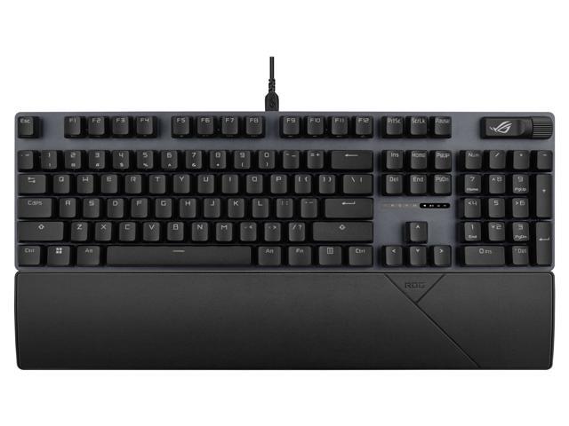 ASUS ROG Strix Scope II Full-Size Gaming Keyboard, Dampening Foam, Pre-lubed ROG NX Storm Switches, UV-Coated ABS Keycaps, multi-function controls,...