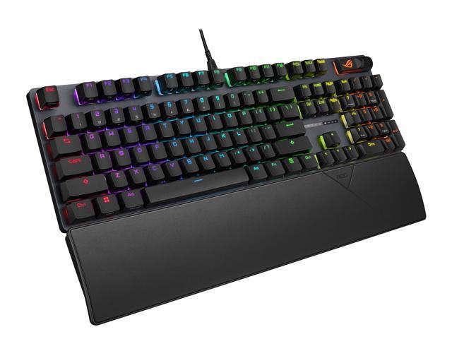 ASUS ROG Strix Scope II Full-Size Gaming Keyboard, Dampening Foam, Pre-lubed ROG NX Storm Switches, UV-Coated ABS Keycaps, multi-function controls,...