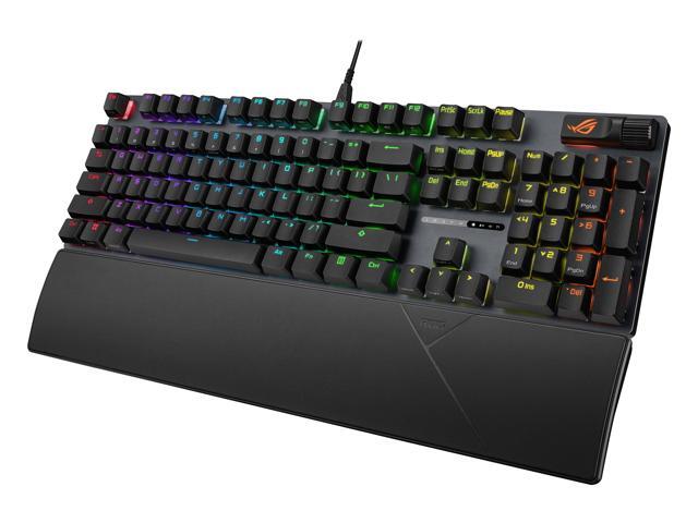 ASUS ROG Strix Scope II Full-Size Gaming Keyboard, Dampening Foam, Pre-lubed ROG NX Storm Switches, UV-Coated ABS Keycaps, multi-function controls,...