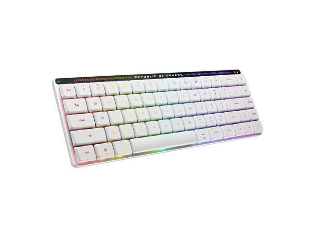 ASUS - ROG Falchion RX 65% Wireless Optical Gaming Keyboard with ROG RX Low-Profile Switches - White - image 5