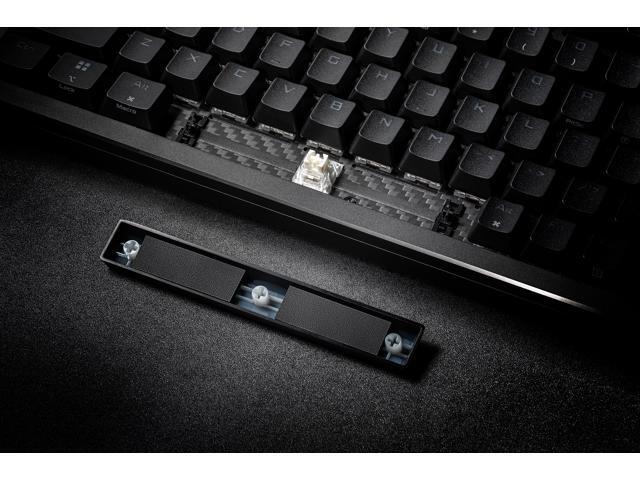 ASUS - ROG Azoth Extreme 75% Wireless Mechanical Gaming Keyboard with ROG NX Snow Linear Switches and Color OLED Touchscreen - Black - image 10