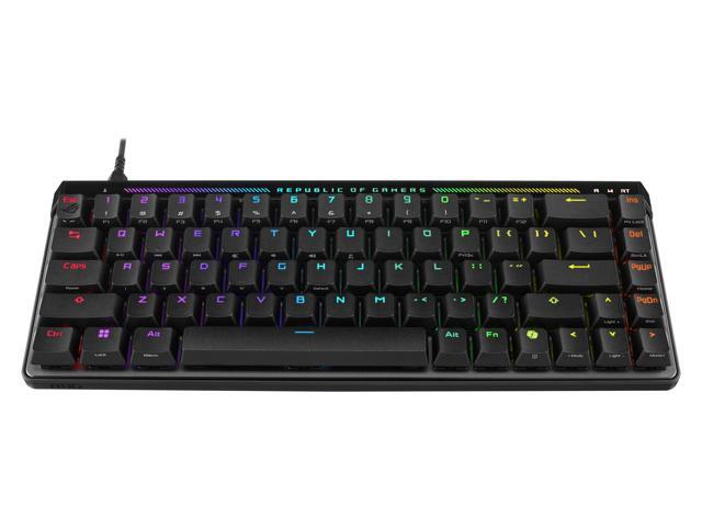 ASUS - ROG Falchion Ace 65% Wired Analog Gaming Keyboard with ROG HFX Magnetic Switches and Rapid Trigger Toggle - Black - image 5
