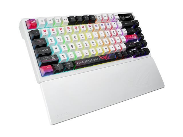 ASUS - ROG Azoth X 75% Wireless Mechanical RGB Gaming Keyboard with Hot-Swappable ROG NX Snow Switches - White - image 8