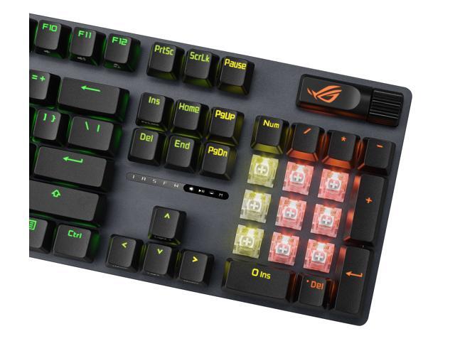 ASUS - ROG Strix Scope II X Full-size Wired Mechanical RGB Gaming Keyboard with Hot-Swappable ROG NX Snow Switches - Black - image 6