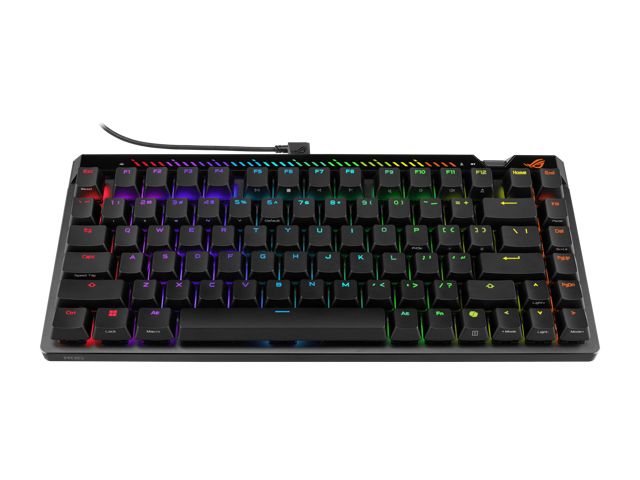ASUS ROG Falchion Ace 75 HE Wired Analog/Hall Effect Gaming Keyboard - 75% TKL, USB, Hot Swappable HFX V2 Magnetic Switch, Rapid Trigger, 8KHz...