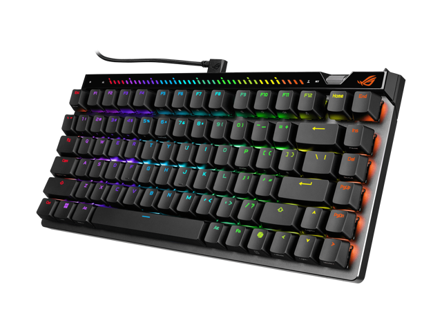 ASUS ROG Falchion Ace 75 HE Wired Analog/Hall Effect Gaming Keyboard - 75% TKL, USB, Hot Swappable HFX V2 Magnetic Switch, Rapid Trigger, 8KHz...