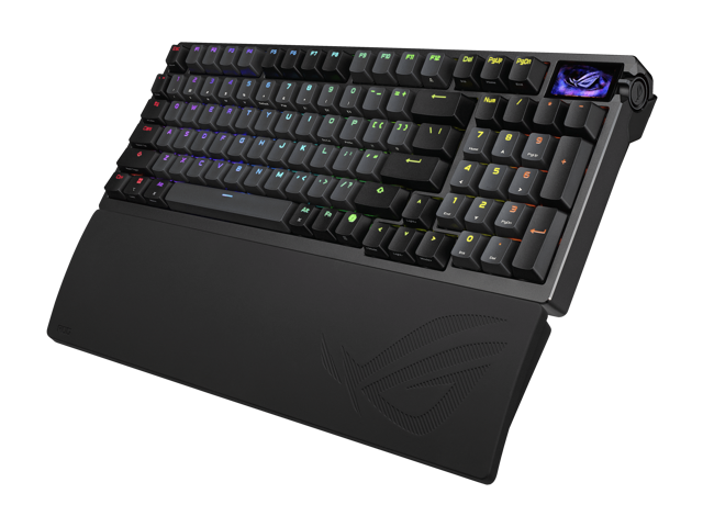 ASUS - ROG Azoth 96% Wireless Magnetic Hall Effect RGB Gaming Keyboard with Hot-Swappable ROG HFX V2 Switches - Black - image 7