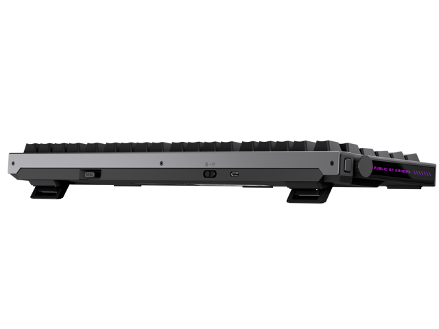 ASUS - ROG Strix Morph 96% Wireless Mechanical RGB Gaming Keyboard with Hot-Swappable ROG NX Snow Switches - Black - image 8