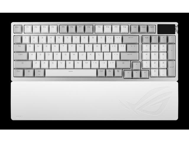 ASUS - ROG Azoth 96% Wireless Magnetic Hall Effect RGB Gaming Keyboard with Hot-Swappable ROG HFX V2 Switches - White - image 5