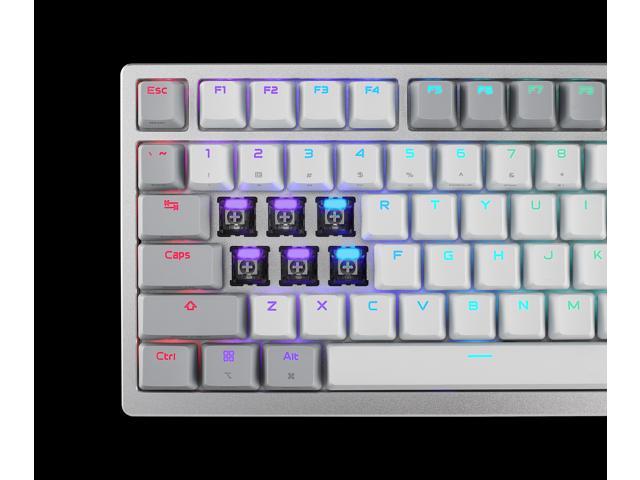 ASUS - ROG Azoth 96% Wireless Magnetic Hall Effect RGB Gaming Keyboard with Hot-Swappable ROG HFX V2 Switches - White - image 12