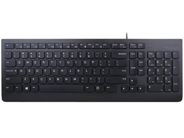 Lenovo Essential Wired Keyboard (Black) - French Canadian 058 4Y41C68655 Black Wired Keyboard