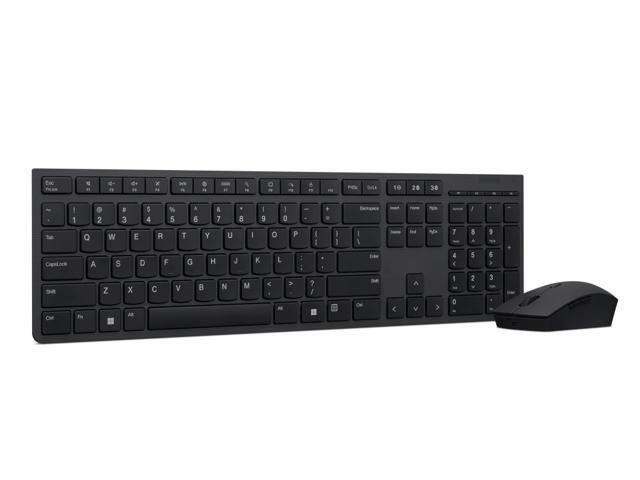 Lenovo Professional Wireless Rechargeable Combo Keyboard and Mouse