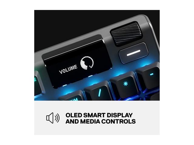 SteelSeries - Apex Pro V2 Full Size Wired Mechanical OmniPoint Adjustable HyperMagnetic Gaming Keyboard with Rapid Tap - Black - image 9