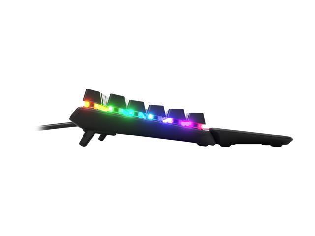 SteelSeries Apex 7 TKL Compact Mechanical Gaming Keyboard - OLED Smart Display - USB Passthrough and Media Controls - Linear and Quiet - RGB...