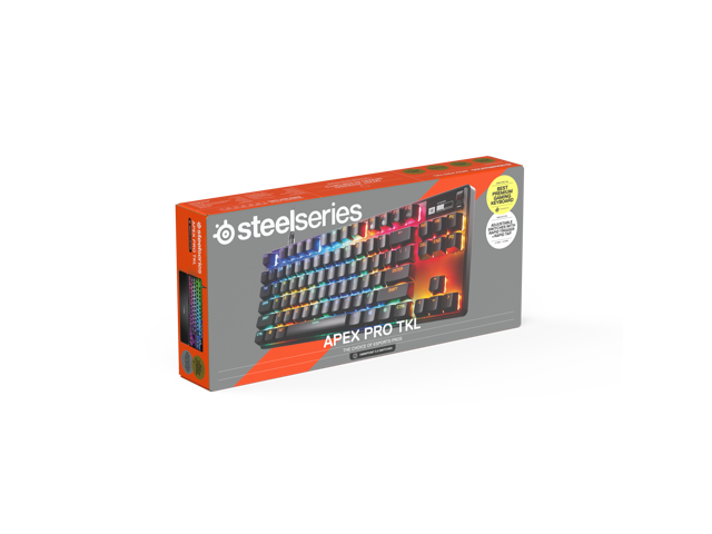 SteelSeries - Apex Pro TKL Gen 3 Wired Mechanical OmniPoint Adjustable HyperMagnetic Gaming Keyboard with Rapid Tap - Black - image 10