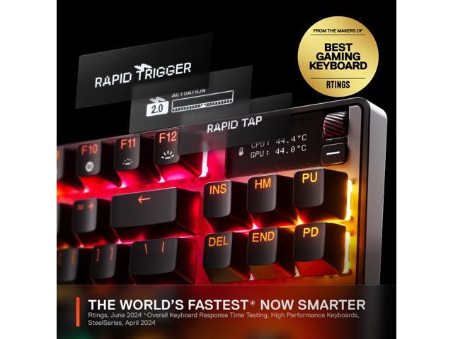 SteelSeries - Apex Pro TKL Gen 3 Wireless Mechanical OmniPoint Adjustable HyperMagnetic Gaming Keyboard with Rapid Tap - Black - image 6