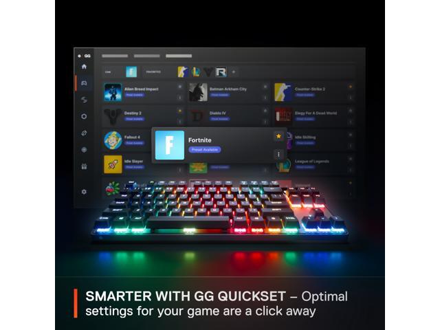 SteelSeries - Apex Pro TKL Gen 3 Wireless Mechanical OmniPoint Adjustable HyperMagnetic Gaming Keyboard with Rapid Tap - Black - image 12