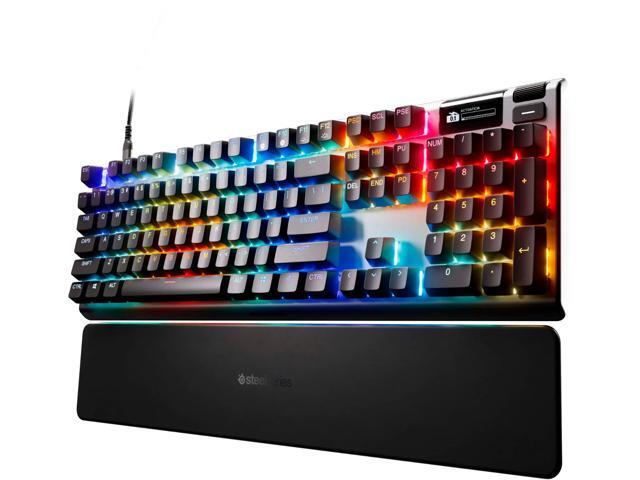 SteelSeries - Apex Pro Gen 3 Full Size Wired Mechanical OmniPoint Adjustable Gaming Keyboard with Rapid Tap - Black - image 3