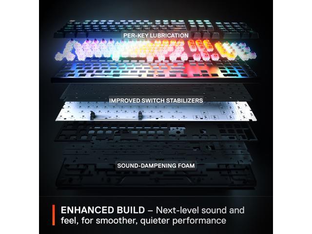 SteelSeries - Apex Pro Gen 3 Full Size Wired Mechanical OmniPoint Adjustable Gaming Keyboard with Rapid Tap - Black - image 8