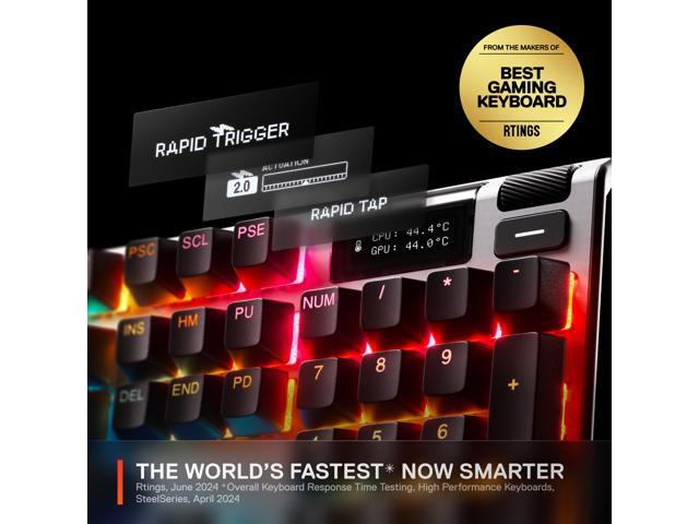 SteelSeries - Apex Pro Gen 3 Full Size Wired Mechanical OmniPoint Adjustable Gaming Keyboard with Rapid Tap - Black - image 12