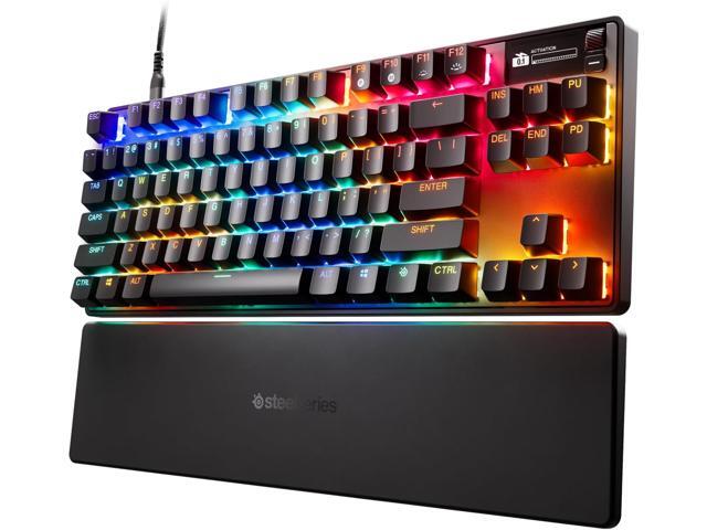 SteelSeries Apex Pro TKL Gen 3 Gaming Keyboard - OmniPoint 3.0 HyperMagnetic Switches, Adjustable Actuation, Rapid Trigger, Game-Ready Presets,...
