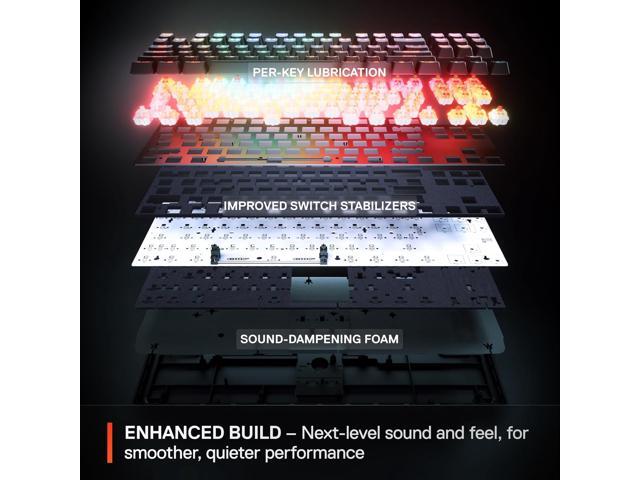 SteelSeries - Apex Pro Mini Gen 3 60% Wired Mechanical OmniPoint Adjustable Gaming Keyboard with Rapid Tap - Black - image 7