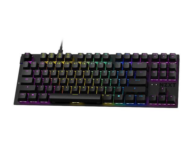 NZXT Function TKL Mechanical Keyboard - KB-1TKUS-BR - PC Gaming Mechanical Keyboard - MX Compatible Switches - Hot Swappable Key Switch Sockets -...