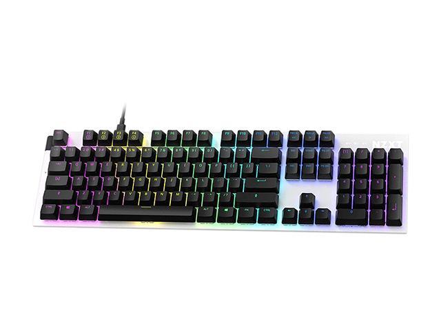 NZXT Function Mechanical Keyboard - KB-1FSUS-WR - PC Gaming Mechanical Keyboard - MX Compatible Switches - Hot Swappable Key Switch Sockets -...