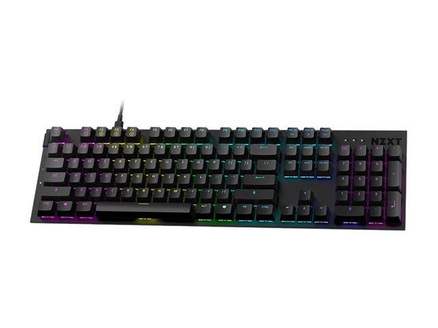 NZXT Function Mechanical Keyboard - KB-1FSUS-BR - PC Gaming Mechanical Keyboard - MX Compatible Switches - Hot Swappable Key Switch Sockets -...