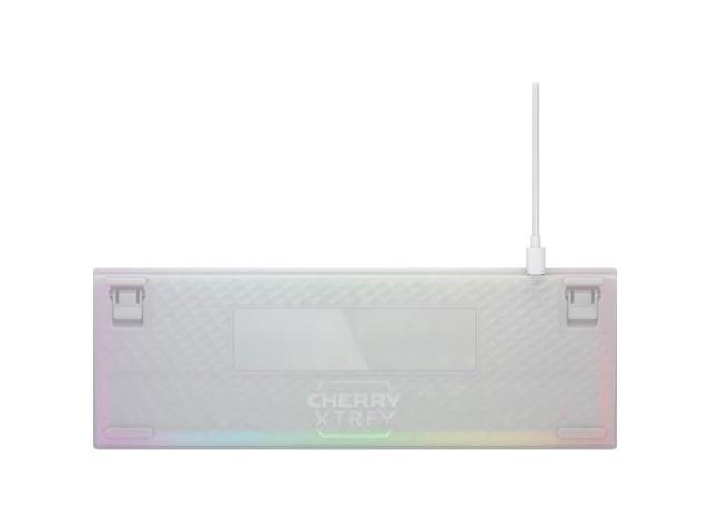 Cherry XTRFY K5V2 Compact Gaming Keyboard - White CX-K5V2-RGB-CPT-TPWHITE-R-US