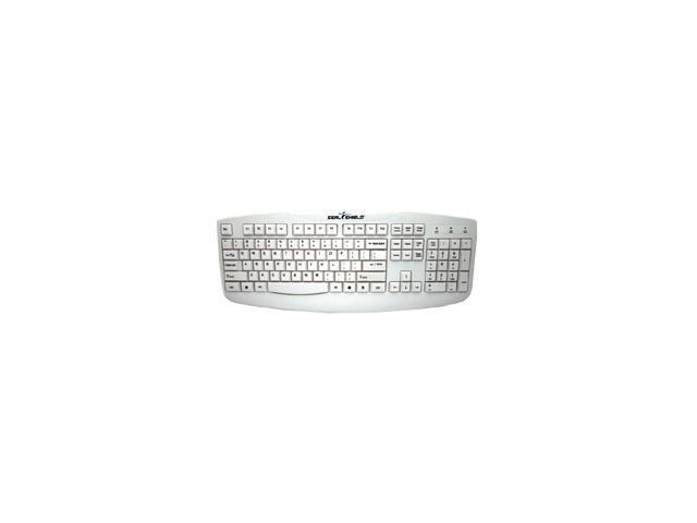 SEAL SHIELD Silver Storm STWK503 White Wired Keyboard