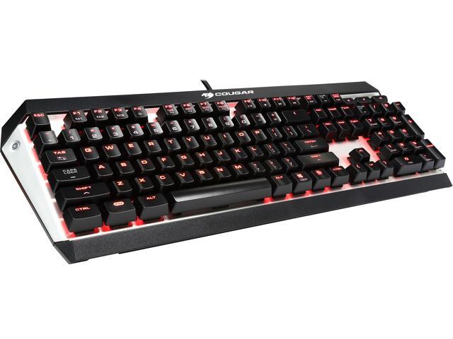 COUGAR ATTACK X3 Premium Mechanical Gaming Keyboard with Aluminum Brushed Structure and Cherry Blue Switches