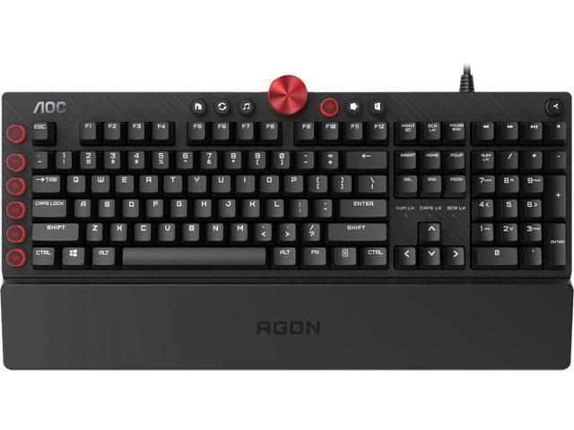 AOC AGK700 Pro-Gaming RGB Keyboard with Cherry MX Blue