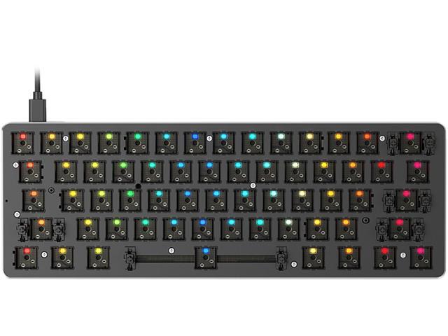 Glorious GMMK-COMPACT-RGB GMMK Compact Bare Bones Gaming Keyboard