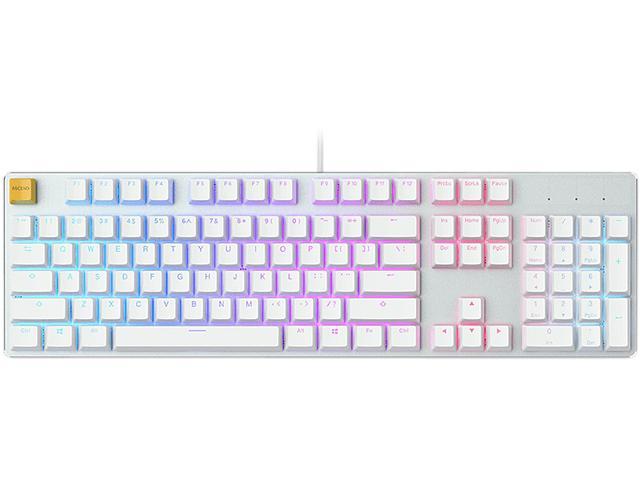 Glorious GMMK 100% White Ice Mechanical Keyboard