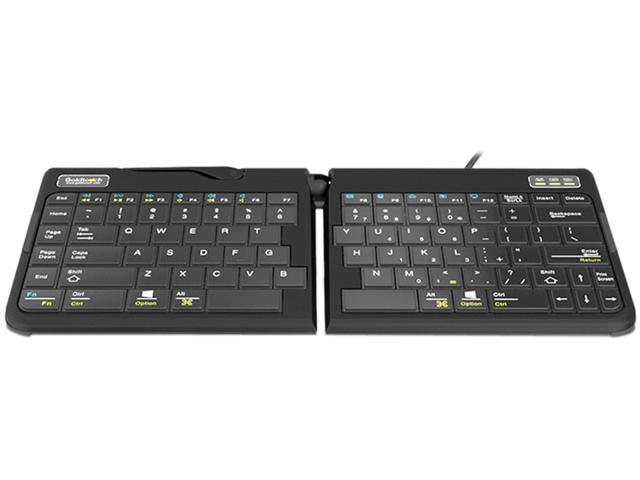 Goldtouch Go!2 Mobile Keyboard - PC & Mac - USB Black Keyboard